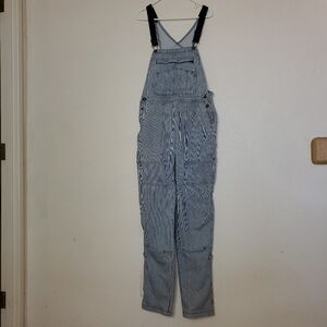 Striped Blue Overalls